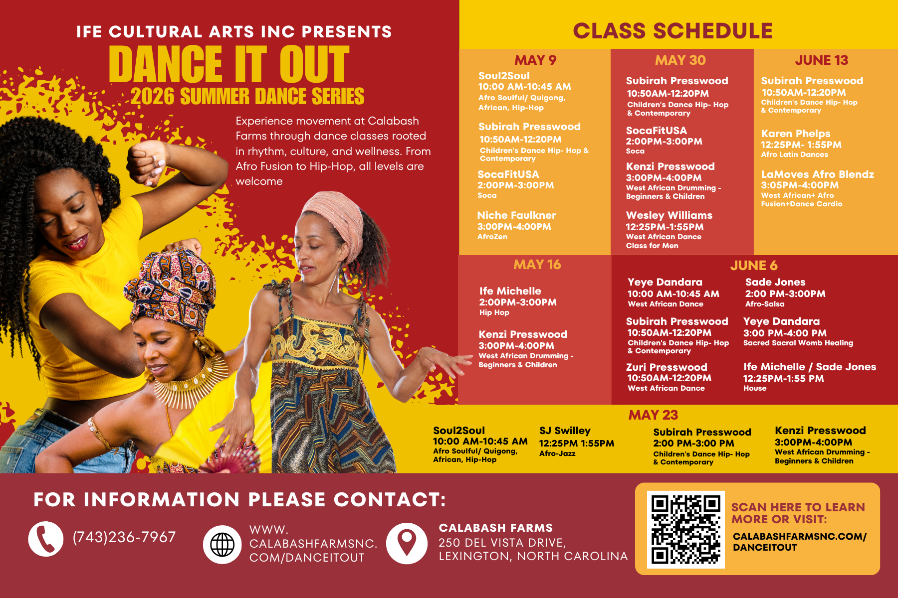 Summer Dance Series Flyer